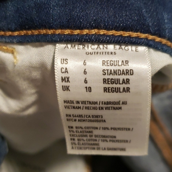 LADIES AMERICAN EAGLE SZ 6 SUPER HI RISE JEGGING - Picture 9 of 11